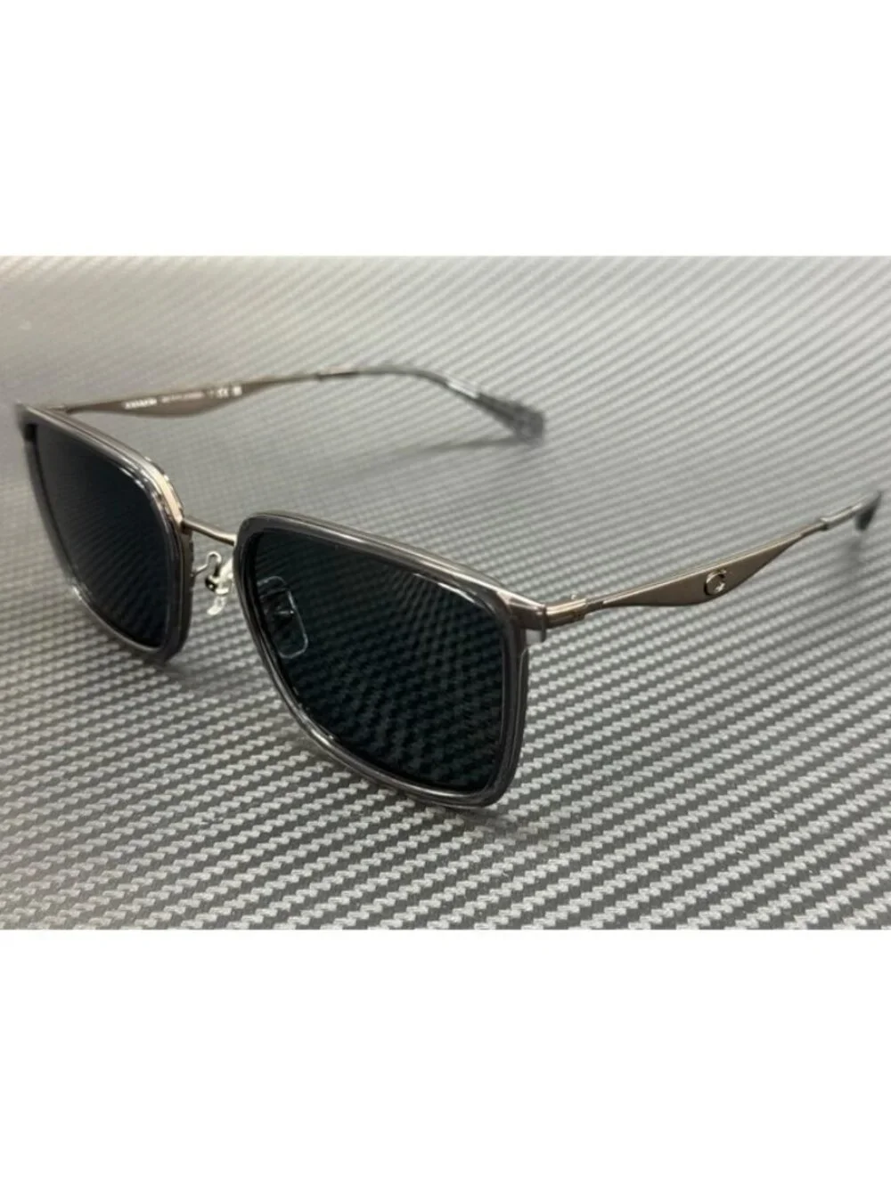 New Coach Men Gunmetal Sunglasses 56-21-150